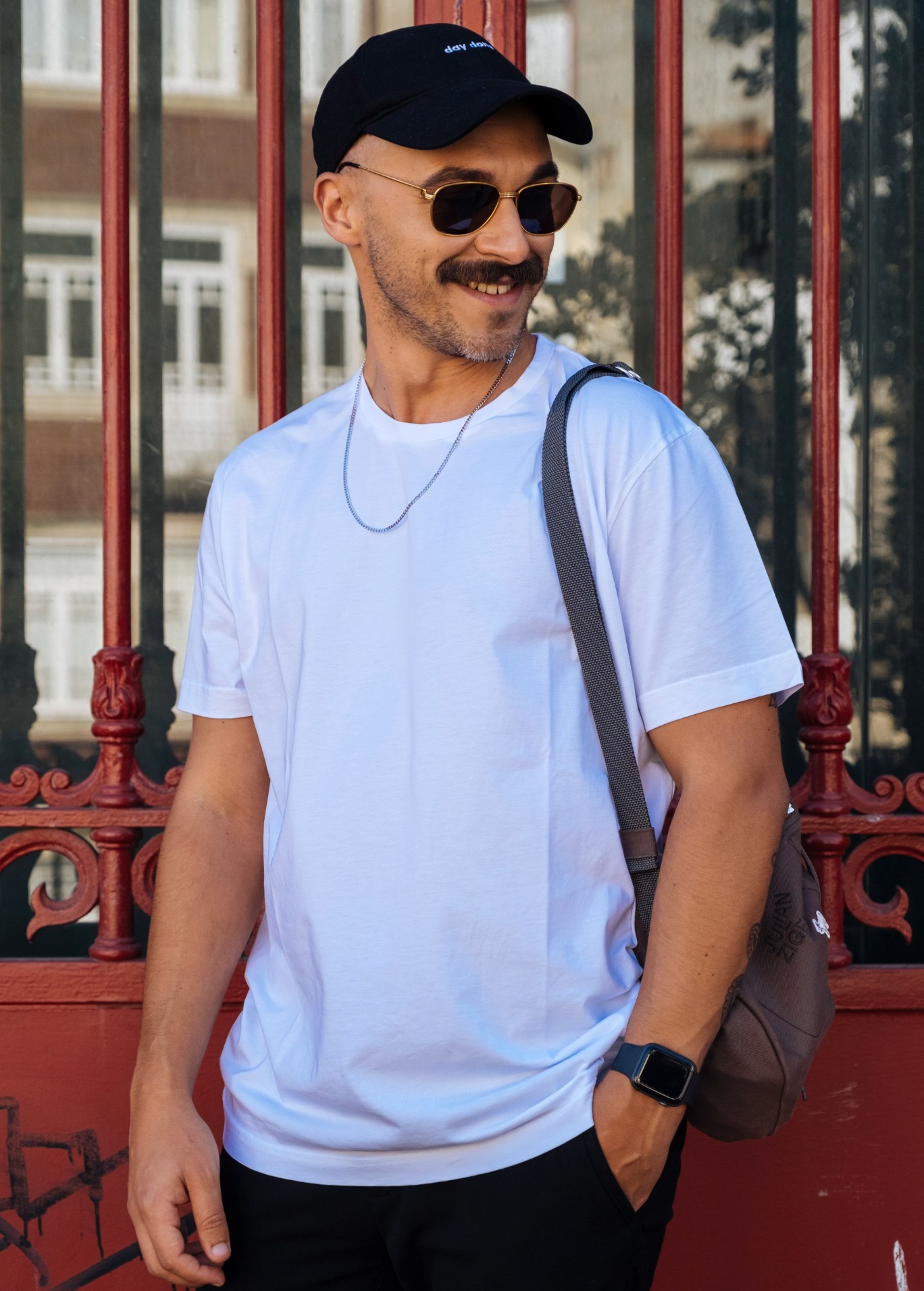 Genuine Supima® White COTTON T-SHIRT	